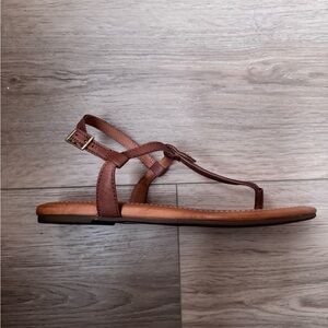 UGG Tan Leather Sandals